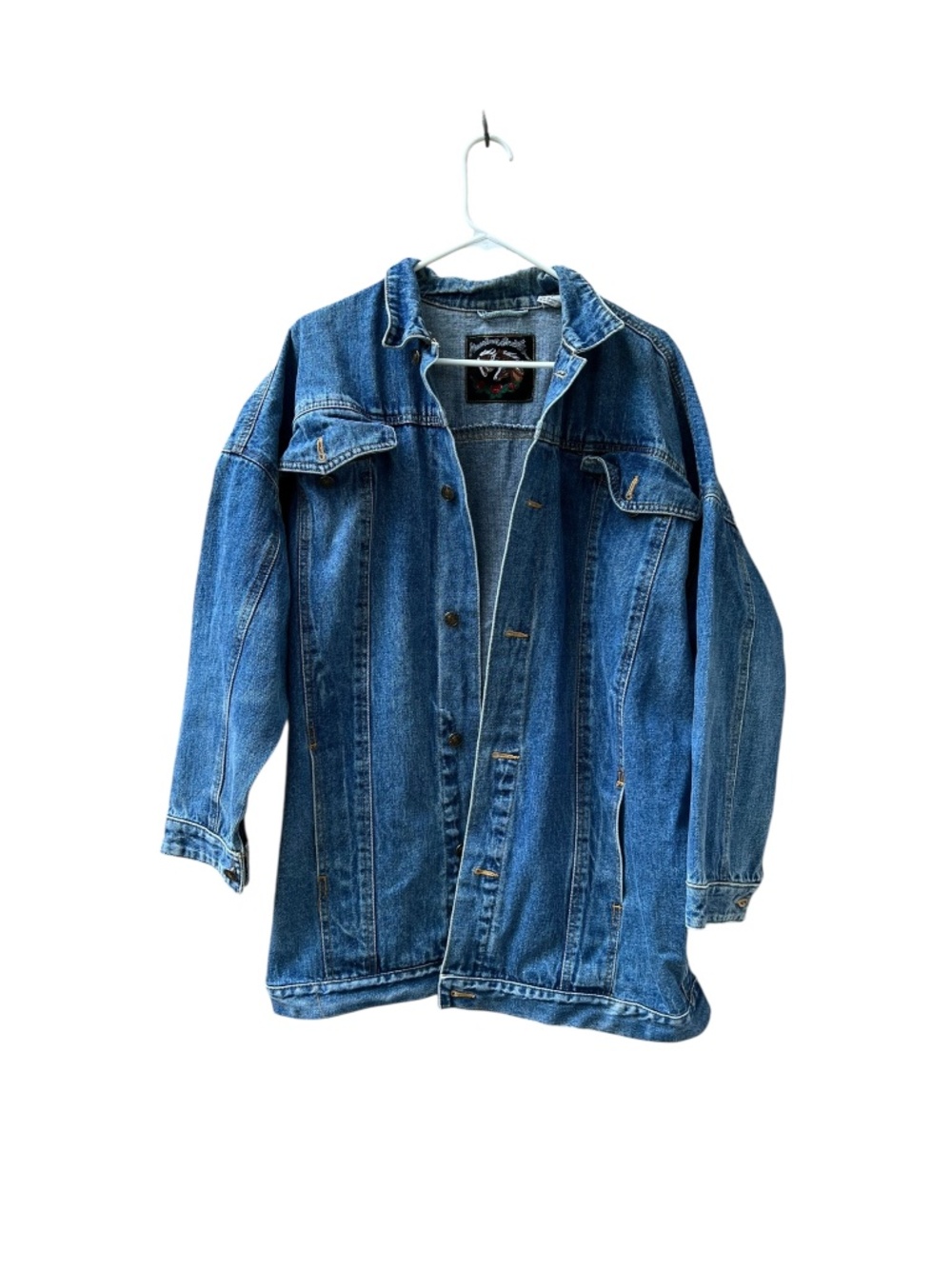 Vintage Oversized Jean Demin Jacket 100% Cotton